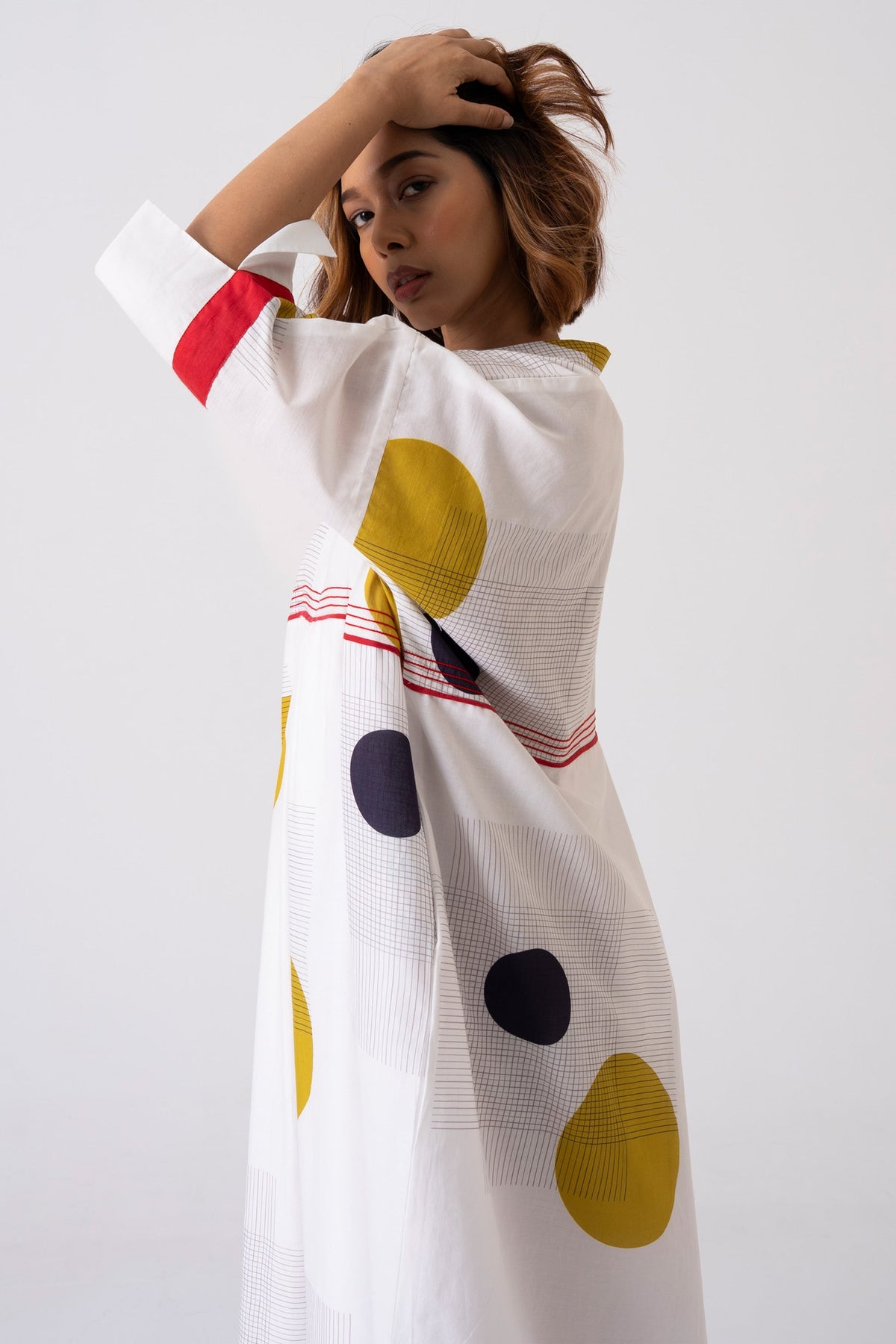 Poppy Kaftan - Lime green - CiceroniKaftanThe Kaatn Trail