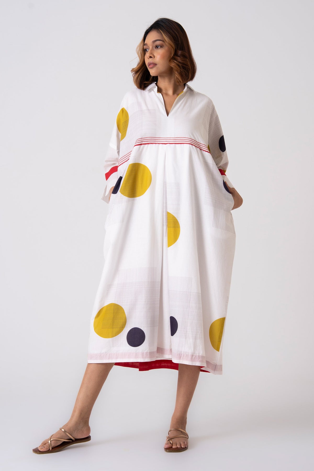Poppy Kaftan - Lime green - CiceroniKaftanThe Kaatn Trail