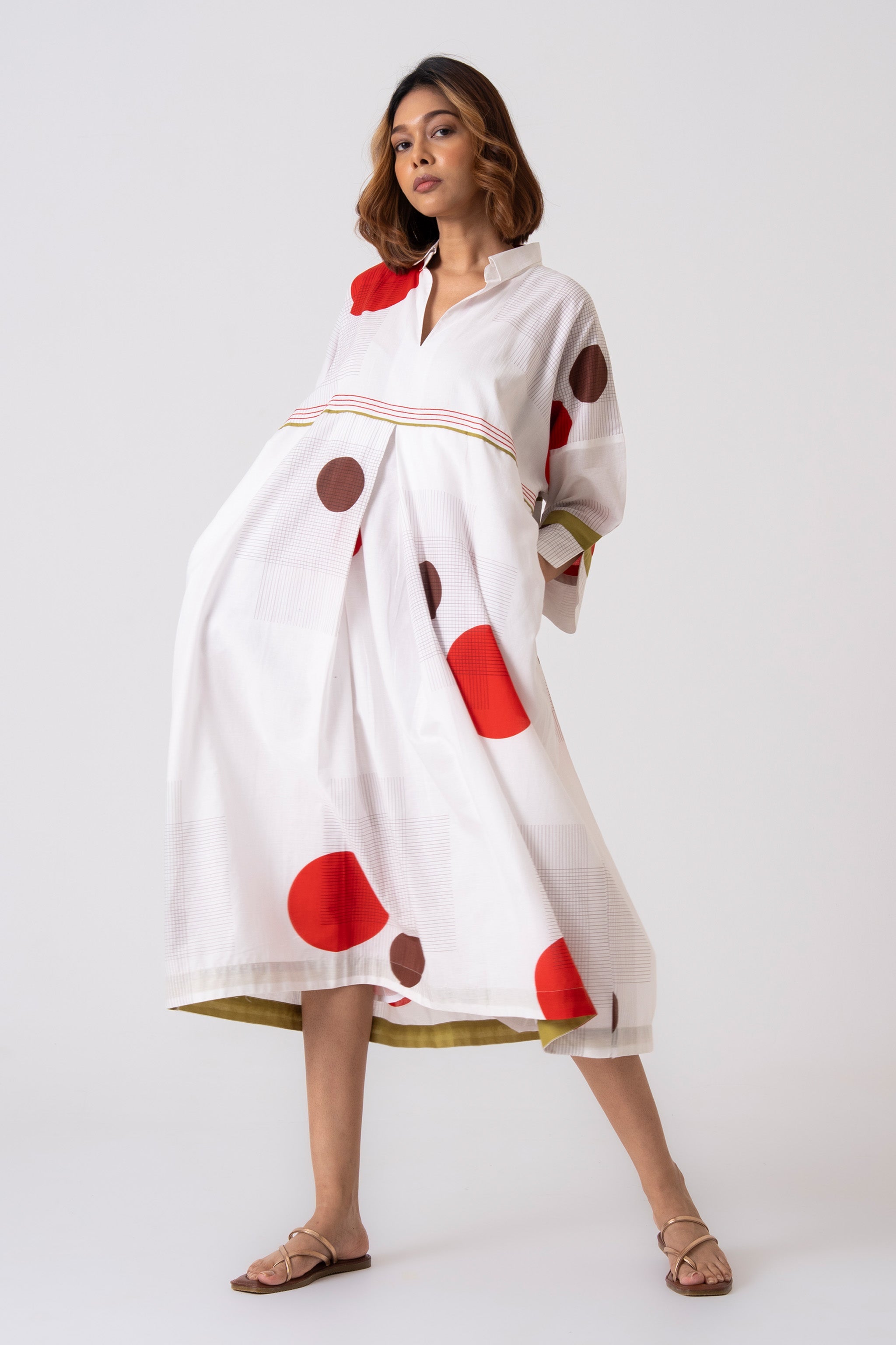Poppy Kaftan - Red - CiceroniKaftanThe Kaatn Trail