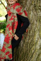 Poppy Peace Silk Scarf - CiceroniScarfAeshaane