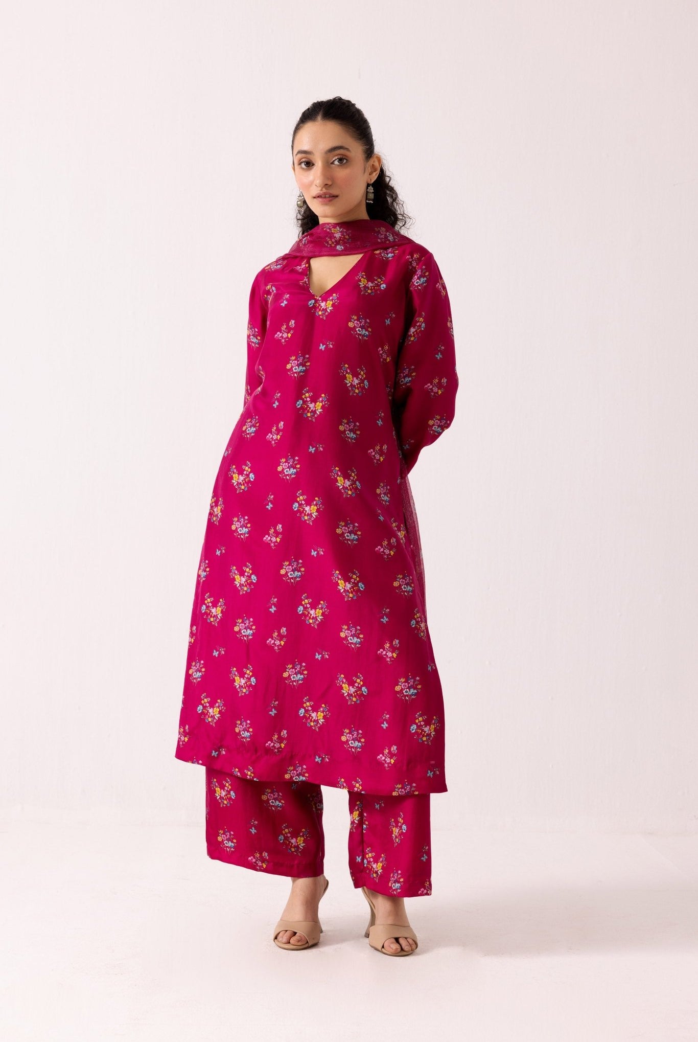 Poppy Set - Pink - CiceroniKurta SetLabel Shreya Sharma