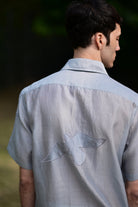 Powder Blue Appliqué Shirt - CiceroniMen ShirtsRAAS Life