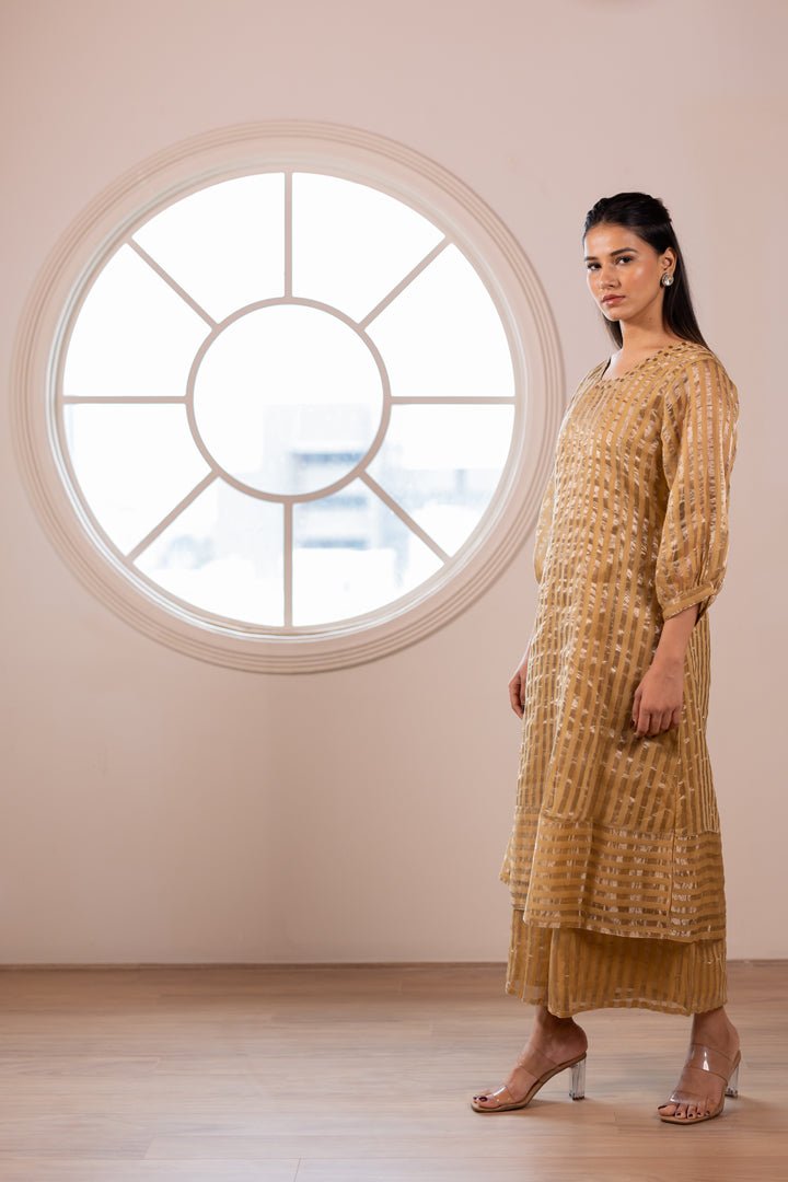 Praavi Striped Kurta Set - CiceroniKurta Set, Festive WearSilai Studio