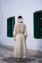 Primrose Skirt - Ecru and Red - CiceroniSkirtsKhyati Rughani