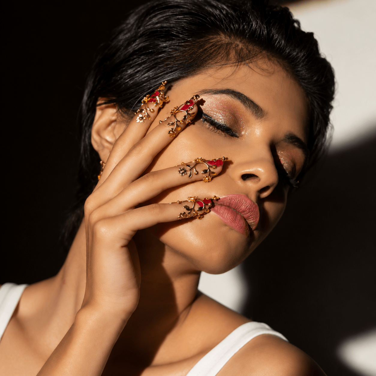 Pushpam Nail Ring - CiceroniNail RingKalon Art Jewellery