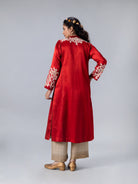 Puspita Red Kurta - CiceroniKurtaShades of India