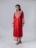 Puspita Red Kurta - CiceroniKurtaShades of India