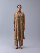 Qin Beige Kurta - CiceroniKurta Set, Festive WearShades of India