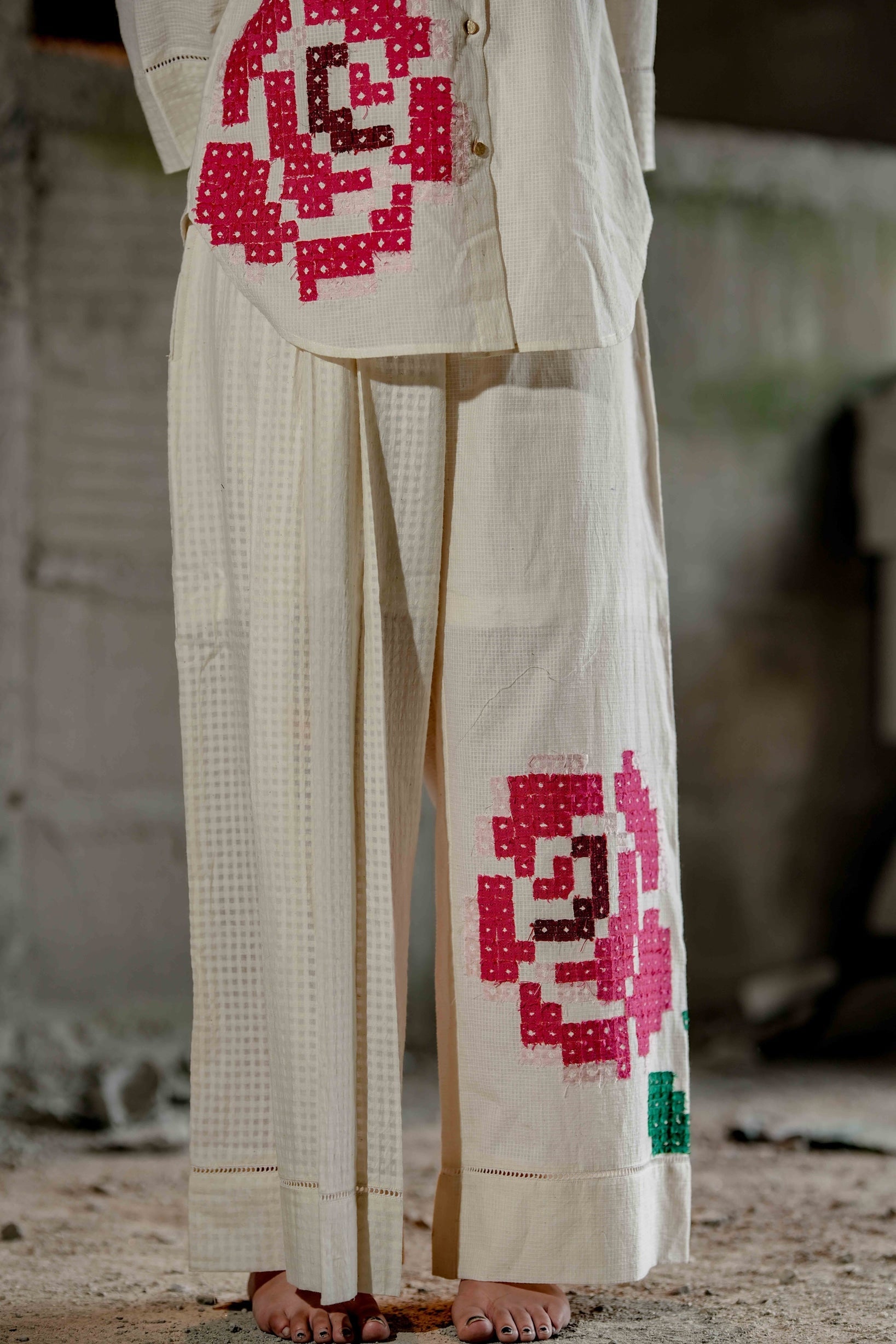 Quiet Bloom Shirt and Trouser Set - CiceroniCo-ord SetsFive Thirty Somewhere