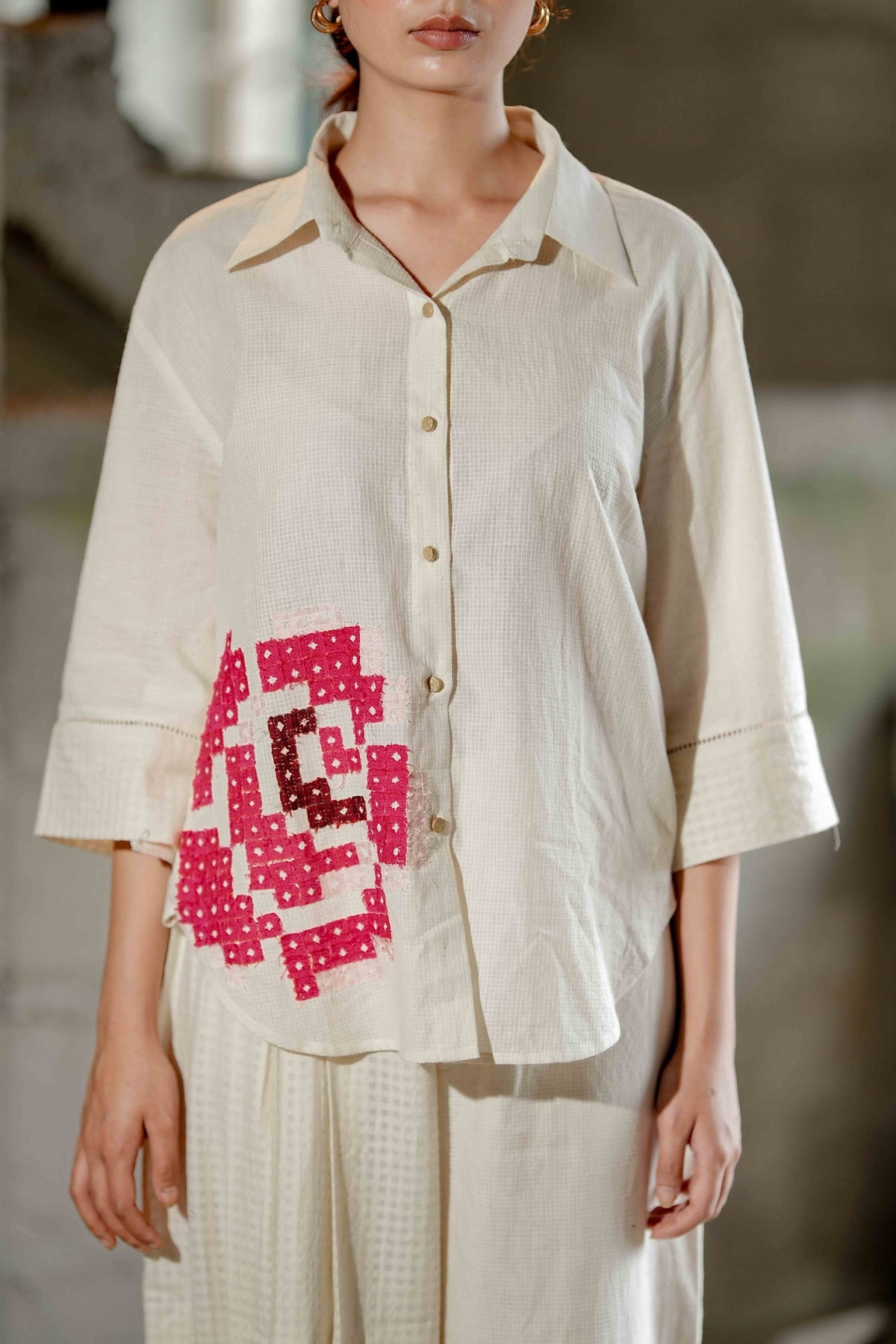 Quiet Bloom Shirt and Trouser Set - CiceroniCo-ord SetsFive Thirty Somewhere