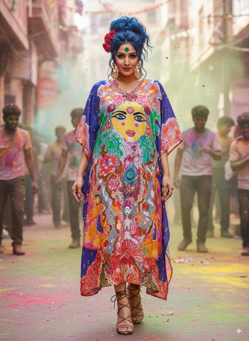 Raasleela Kaftan - CiceroniKaftanRed Lotus Stories