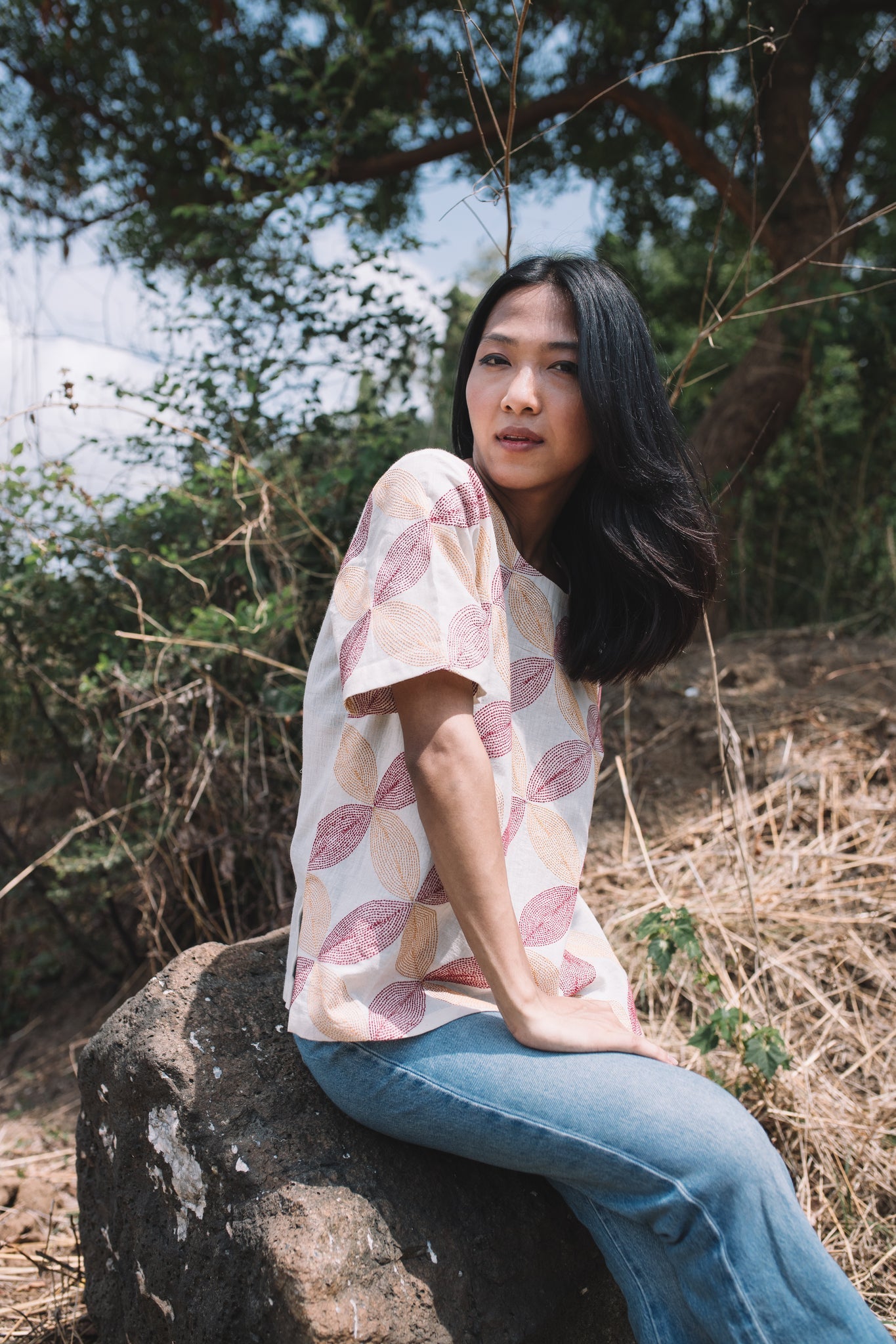 Rabia Box Top - White - CiceroniTopsIra