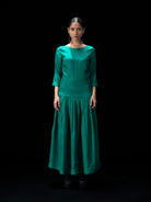 Radius Green Dress - CiceroniDressesShades of India