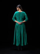 Radius Green Dress - CiceroniDressesShades of India