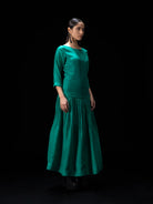 Radius Green Dress - CiceroniDressesShades of India