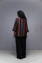 Raha Shirt in Black Stripes Set - CiceroniCo-ord SetSubbah