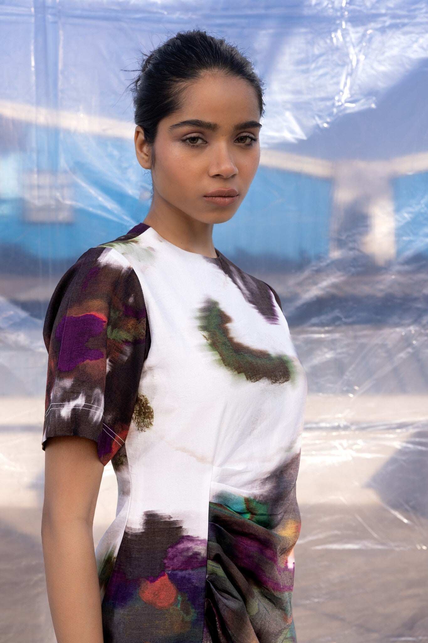 Rain Draped Dress - CiceroniDressesBENNCH