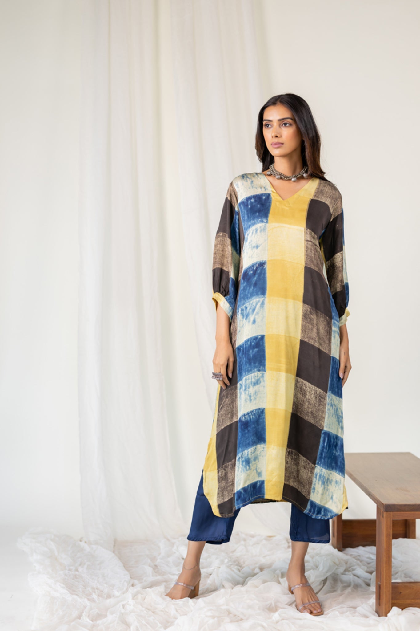 Rain Earth Mosaic Kurta Set - CiceroniKurta Set, Everyday WearMaidaan