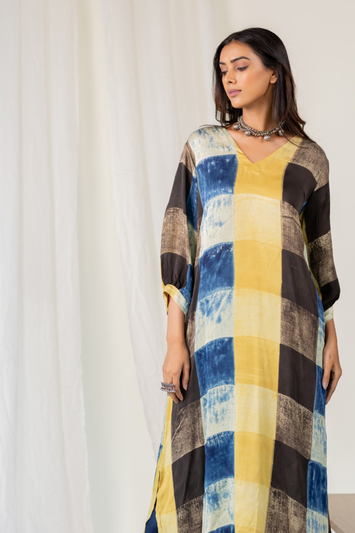 Rain Earth Mosaic Kurta - CiceroniKurta, Everyday WearMaidaan