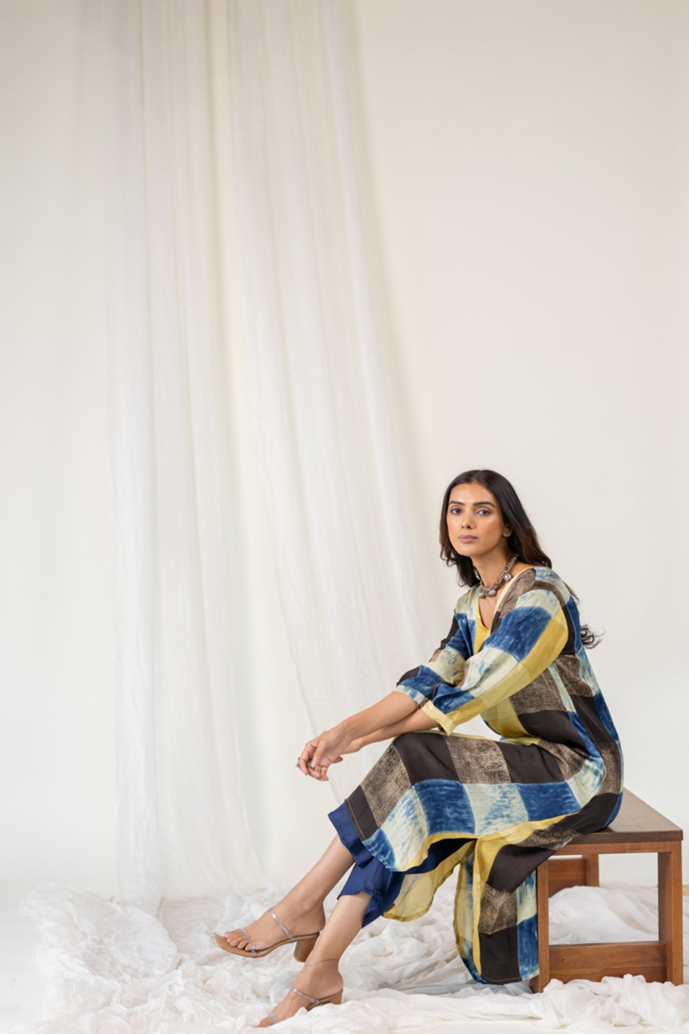 Rain Earth Mosaic Kurta - CiceroniKurta, Everyday WearMaidaan