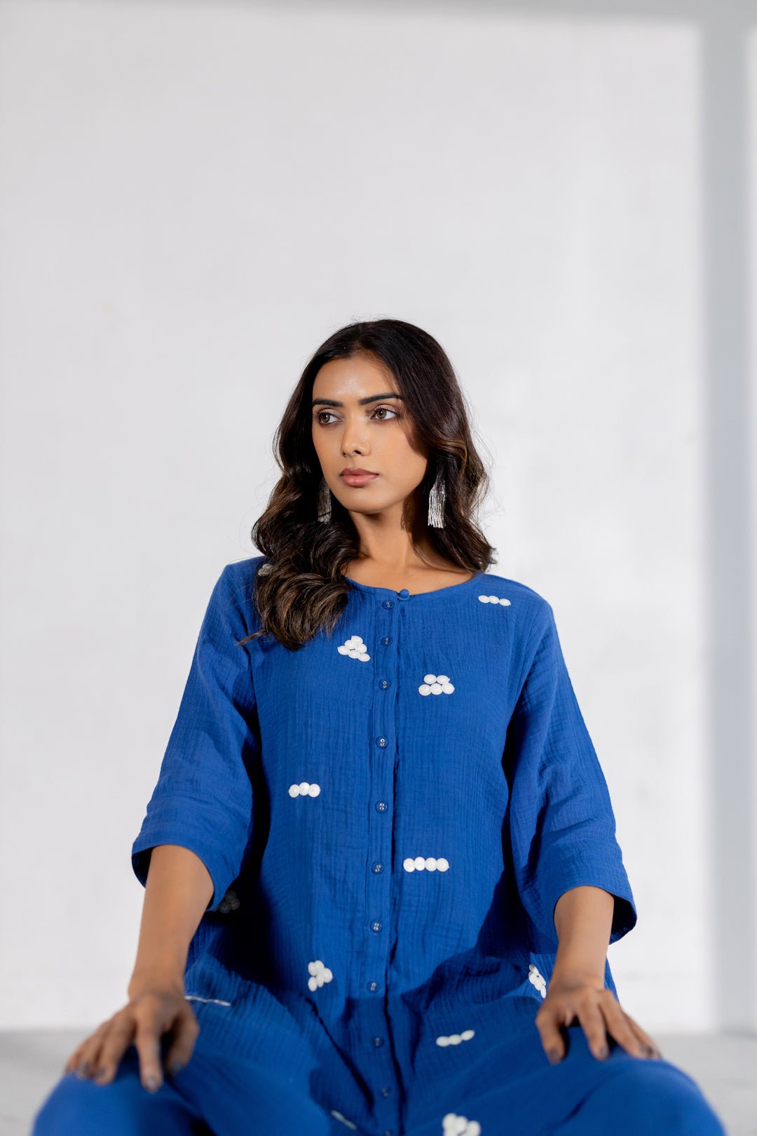 Raindot Embroidered Co-Ord - CiceroniCo-ord SetSilai Studio