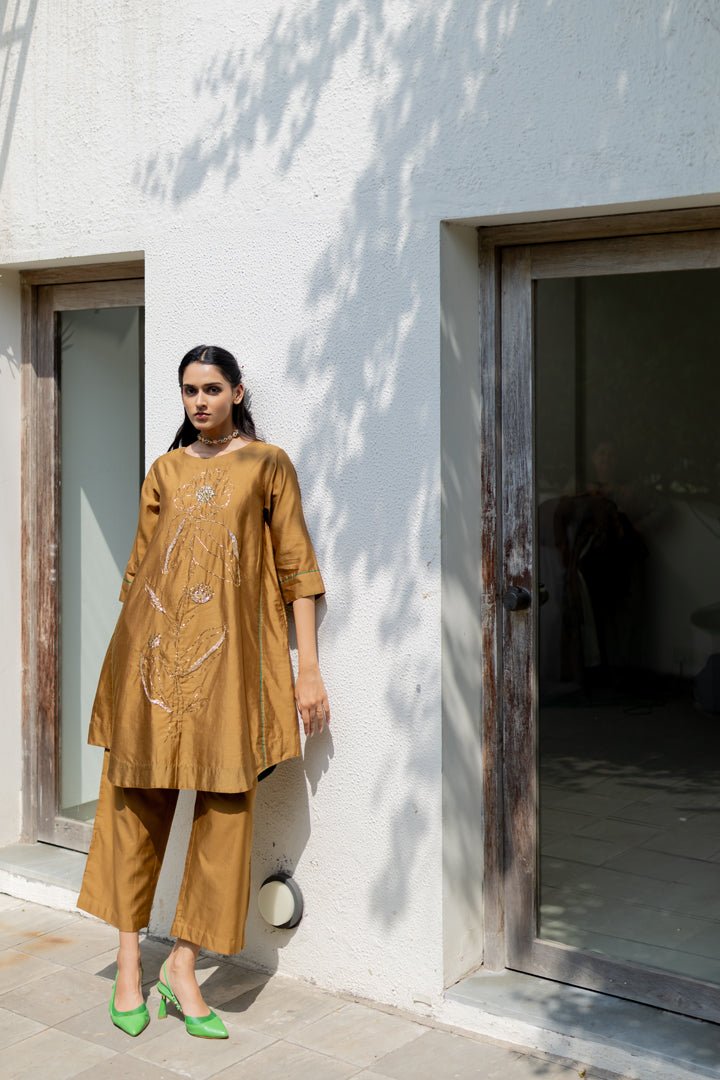 Raivya Embroidered Co - ord Set - CiceroniKurta Set, Festive WearSilai Studio