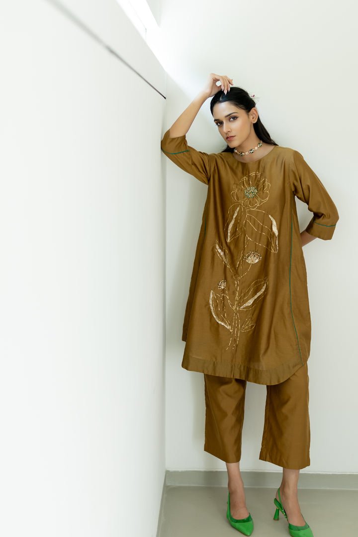 Raivya Embroidered Co - ord Set - CiceroniKurta Set, Festive WearSilai Studio