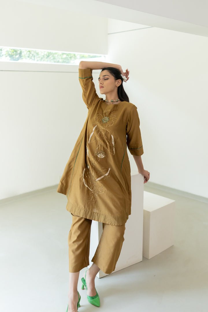 Raivya Embroidered Co - ord Set - CiceroniKurta Set, Festive WearSilai Studio