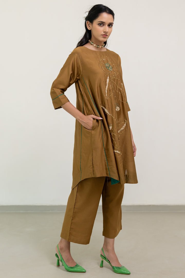 Raivya Embroidered Co - ord Set - CiceroniKurta Set, Festive WearSilai Studio