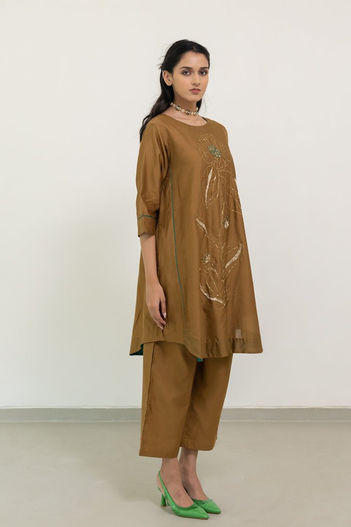 Raivya Embroidered Co - ord Set - CiceroniKurta Set, Festive WearSilai Studio