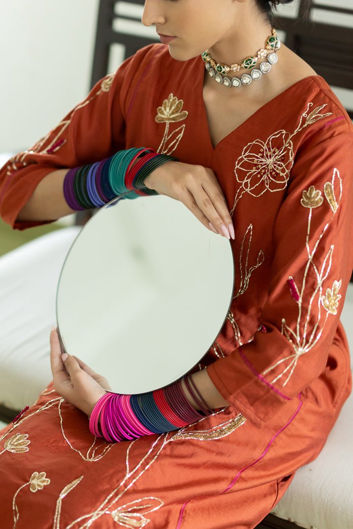 Rajasvi Embroidered Kurta Set with Dupatta - CiceroniKurta Set, Festive WearSilai Studio