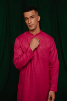 Rani Linen Men's Kurta - CiceroniKurta, Festive WearSaphed