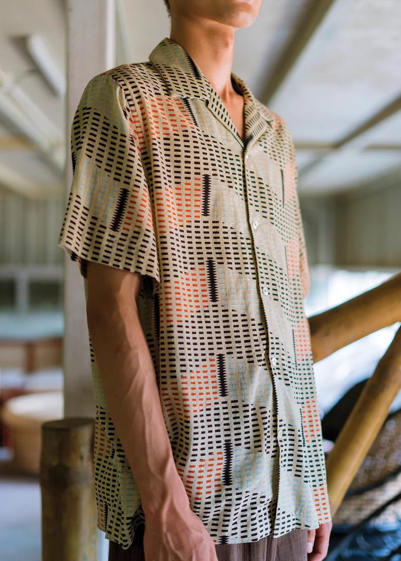 Rapture Biege Chevron Shirt - CiceroniMen ShirtsHomeland Elegies