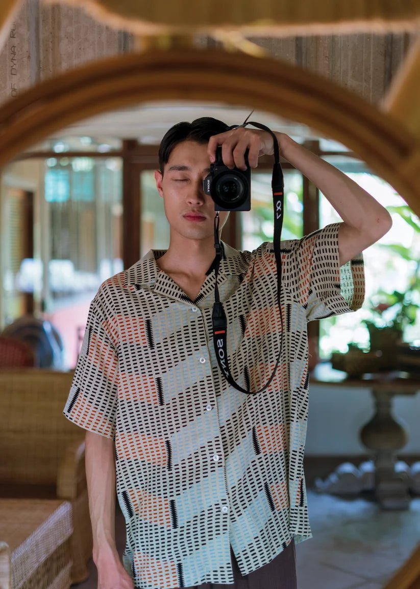 Rapture Biege Chevron Shirt - CiceroniMen ShirtsHomeland Elegies