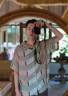 Rapture Biege Chevron Shirt - CiceroniMen ShirtsHomeland Elegies