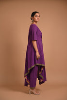 Rasa Kurta in Purple - CiceroniKurta, Festive WearRang by Rajvi