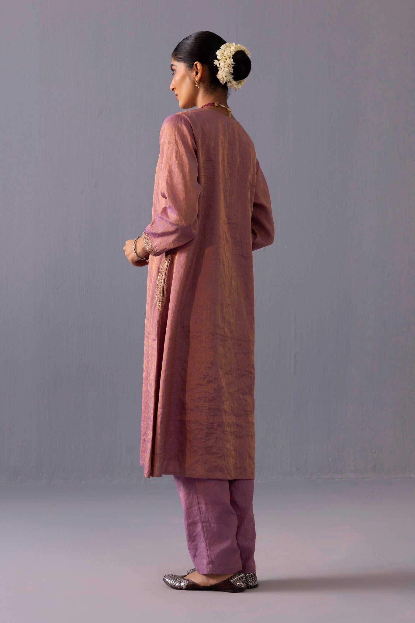 Rashmi Kurta Set - Pink - CiceroniKurta SetsLabel Shreya Sharma