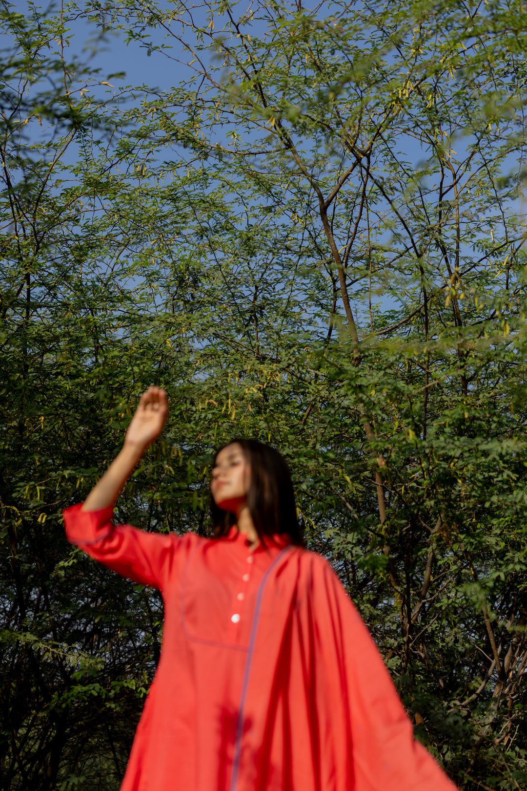 Raspberry Pink Kurta Set with Jaamdani Dupatta - CiceroniKurta Set, Everyday WearMaidaan