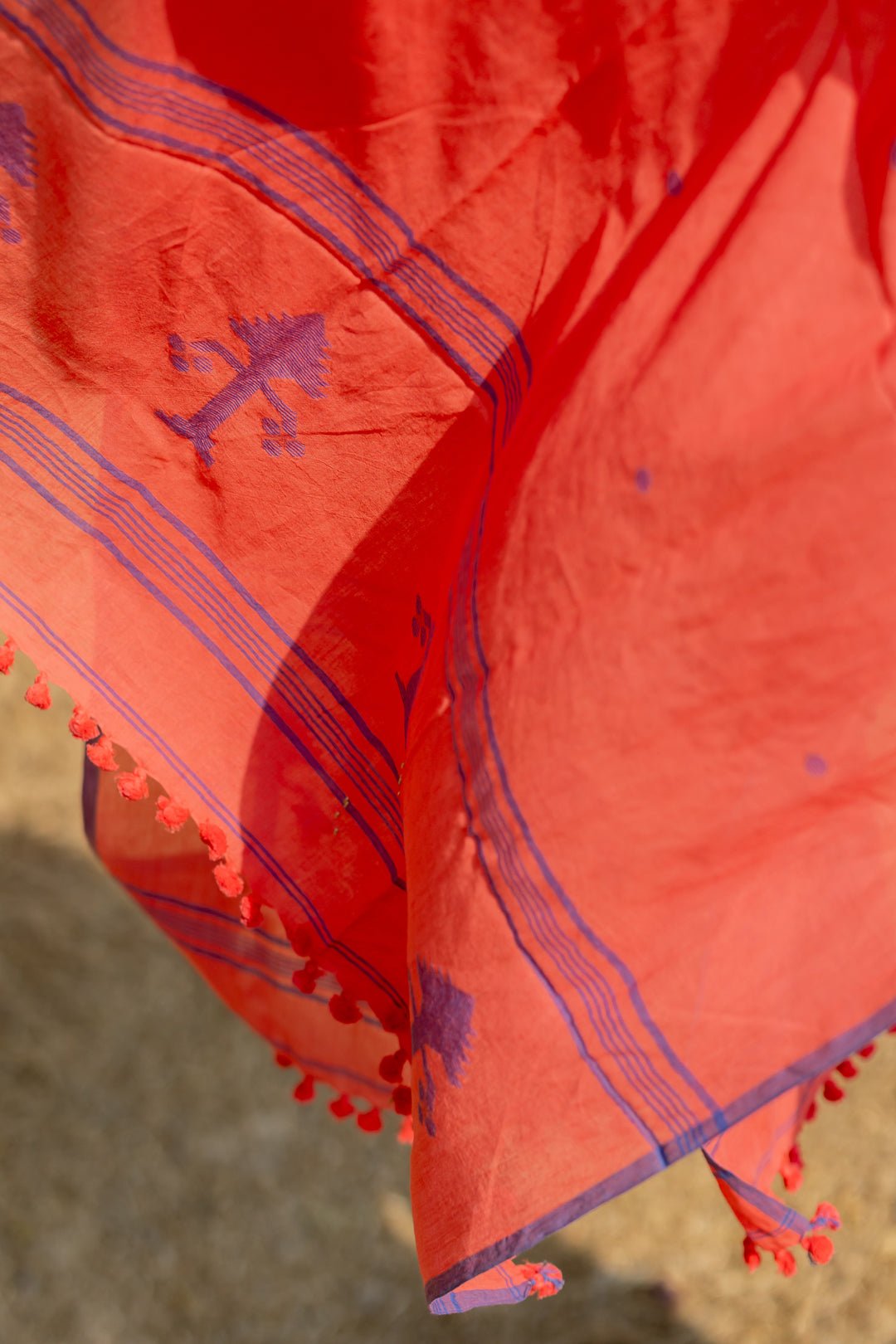 Raspberry Pink Kurta Set with Jaamdani Dupatta - CiceroniKurta Set, Everyday WearMaidaan