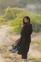 Raven Black Kurta Set with Dupatta - CiceroniKurta Set, Everyday WearMaidaan