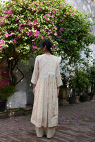 Raye Tunic - Ecru and Peach - CiceroniKurta, Everyday WearKhyati Rughani