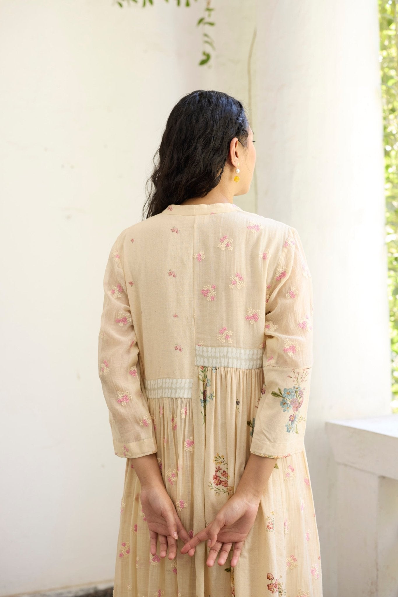 Raye Tunic Set - Ecru - CiceroniKurta Set, Everyday WearKhyati Rughani