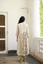 Raye Tunic Set - Off white and Pink - CiceroniKurta Set, Everyday WearKhyati Rughani