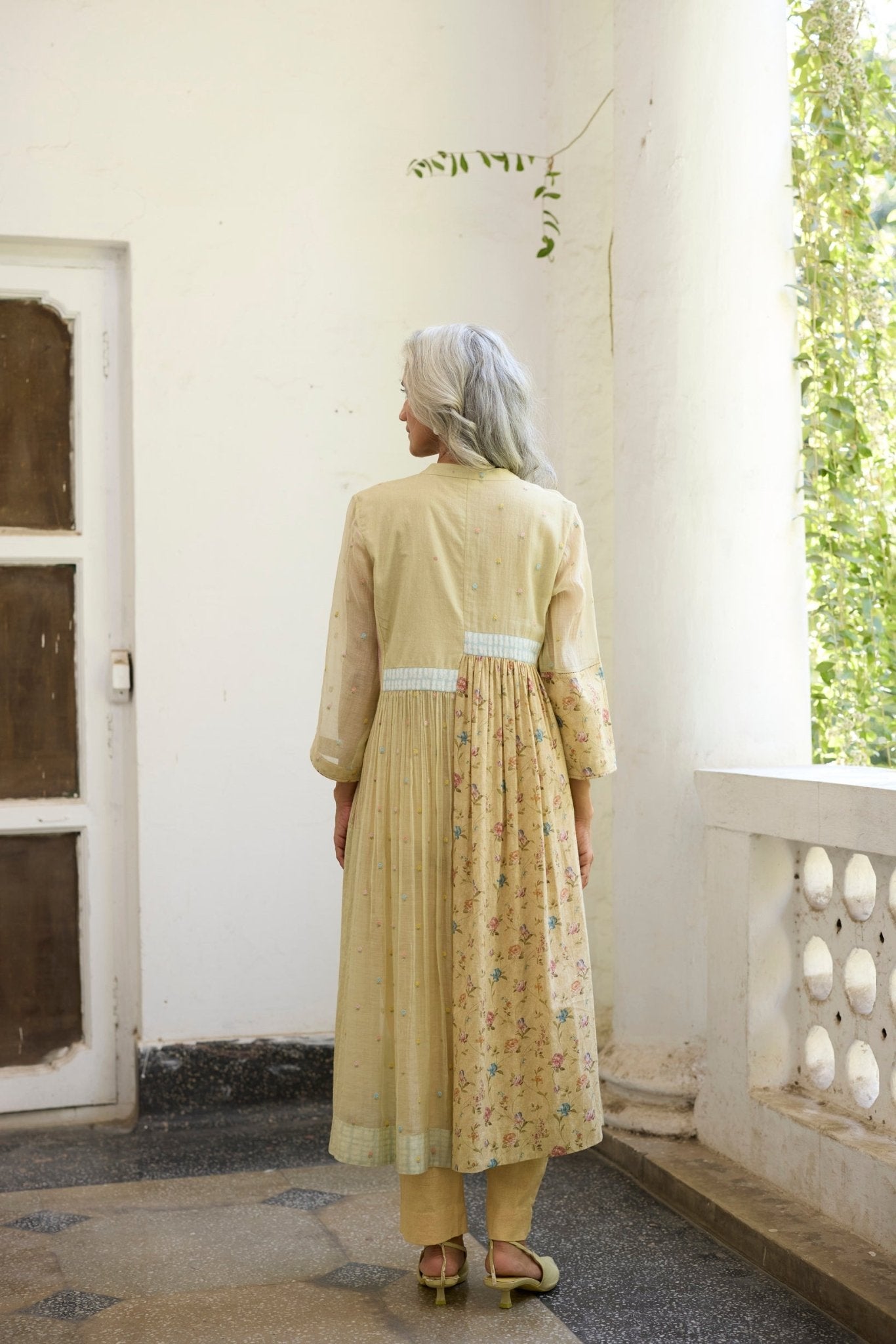 Raye Tunic Set - Yellow - CiceroniKurta Set, Everyday WearKhyati Rughani