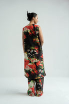 Red Florid Co - ord Set - CiceroniKurta Set, Everyday WearTil