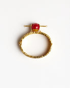 Red Holding Bracelet - CiceroniNeckpieceZaza by Somya