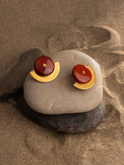 Red jasper Bindus - CiceroniEarringsRumri