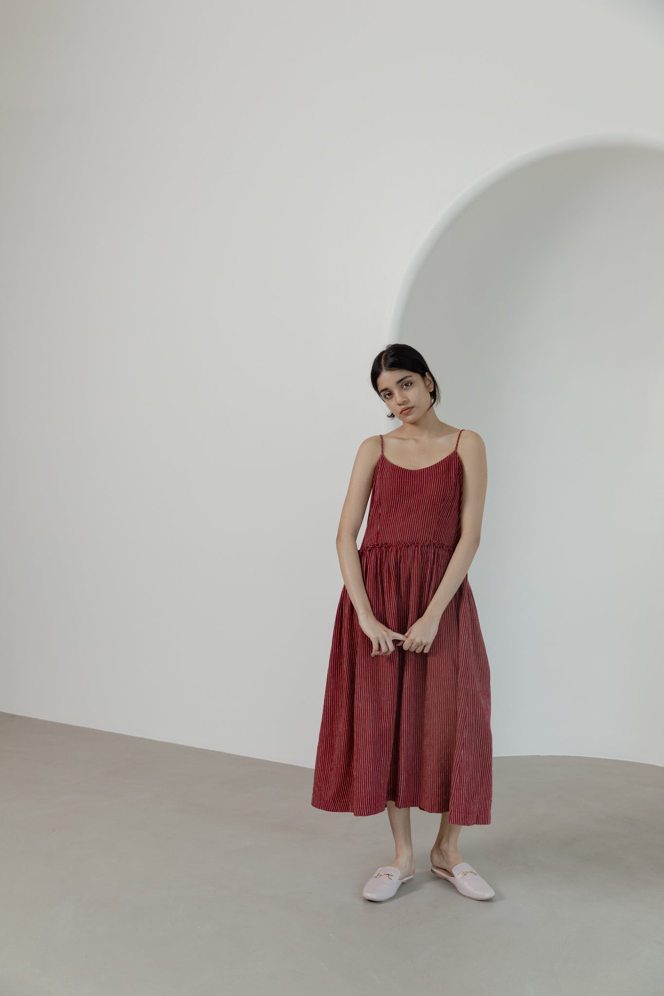 Red Stripe Dress - CiceroniDressesAmbrosia