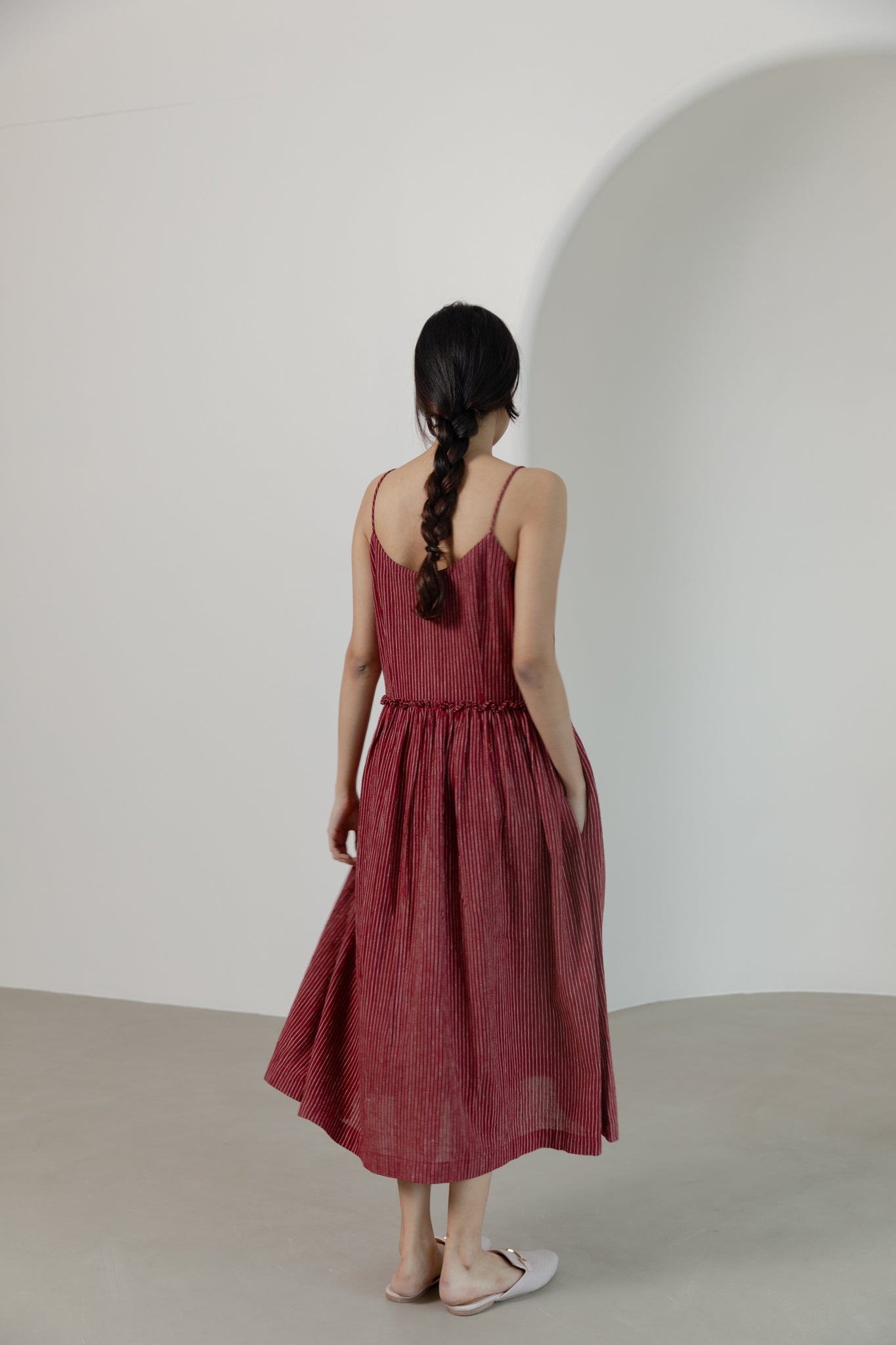 Red Stripe Dress - CiceroniDressesAmbrosia