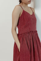 Red Stripe Dress - CiceroniDressesAmbrosia